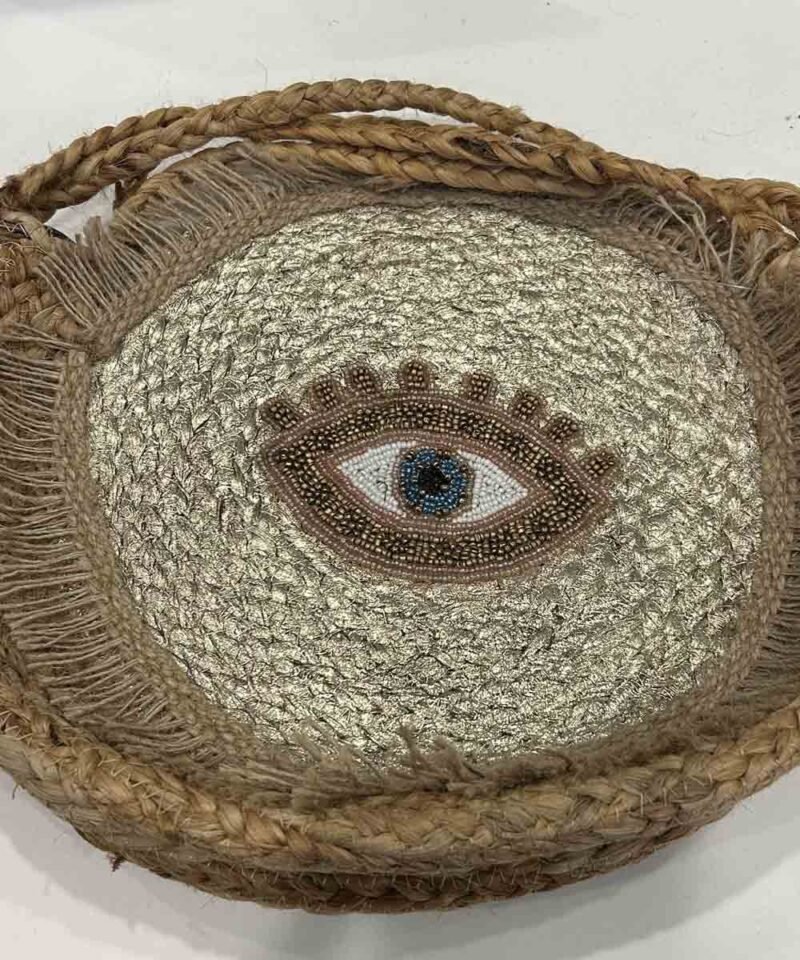 Auren - Sac Rond Jute Œil – Image 2