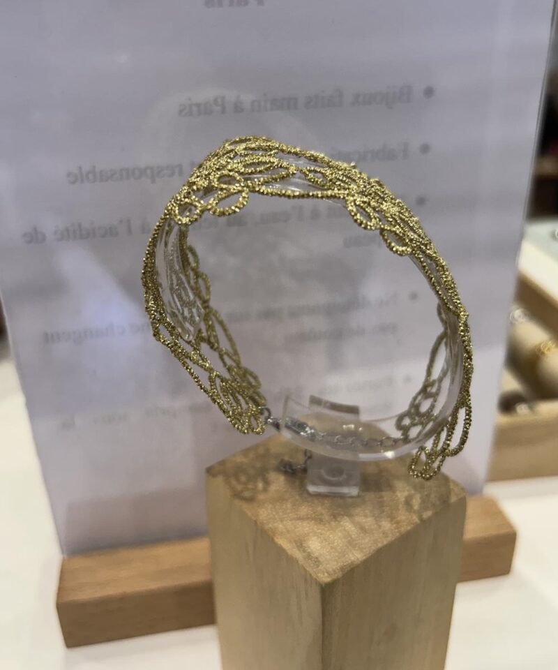 MoB - Bracelet Grosse Maille Jaune – Image 2