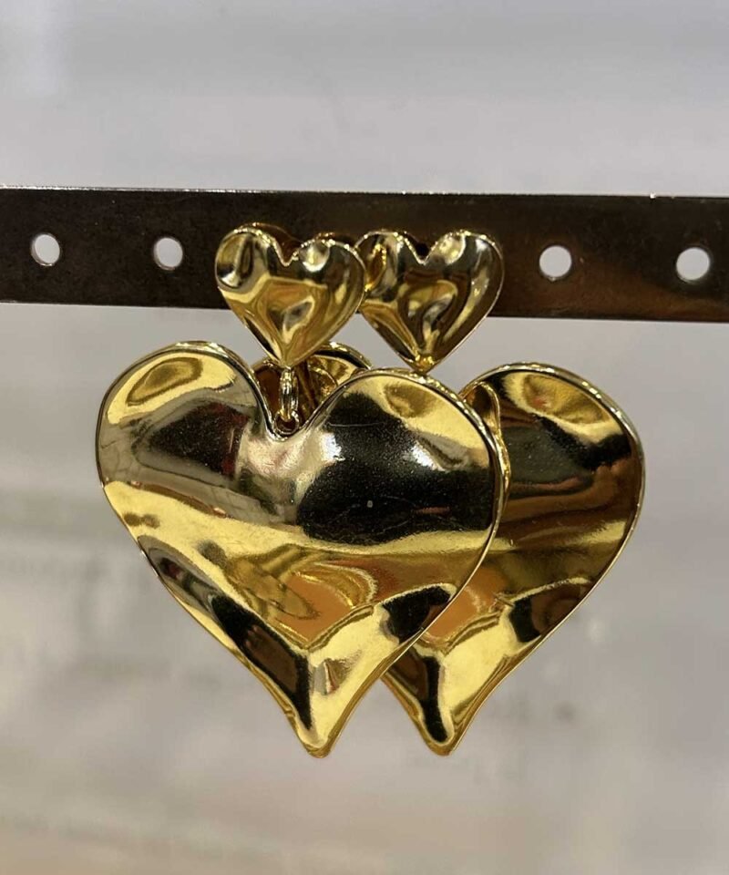 Caprice Paris - Boucles d'oreilles Coeur Or