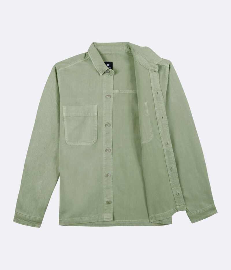 Faguo - Chemise Clémont Kaki – Image 4
