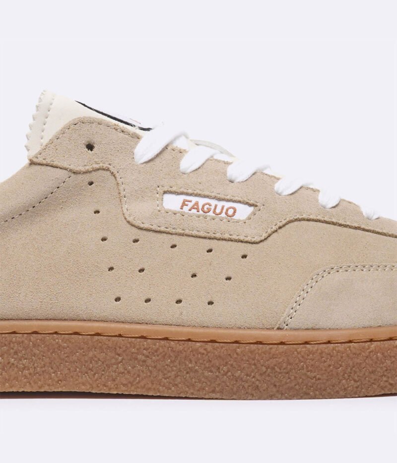 Faguo - Baskets Lumbo Beige Suede – Image 4