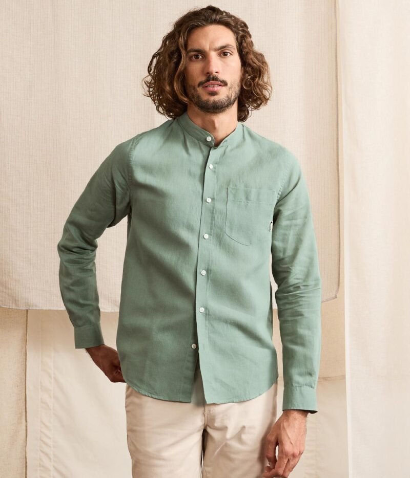 Faguo - Chemise Chiavari Kaki