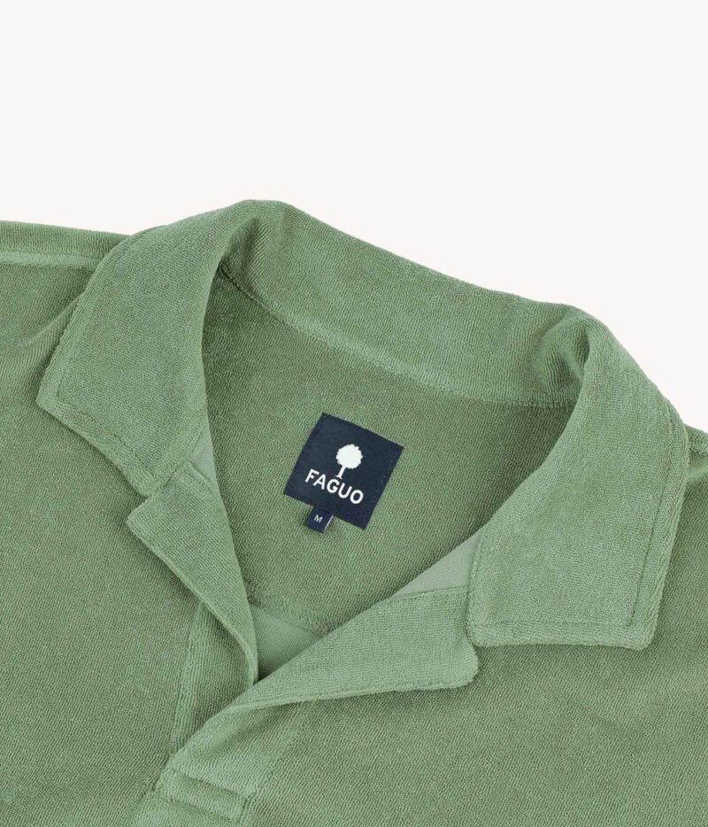 Faguo - Polo Zonza Olive – Image 4