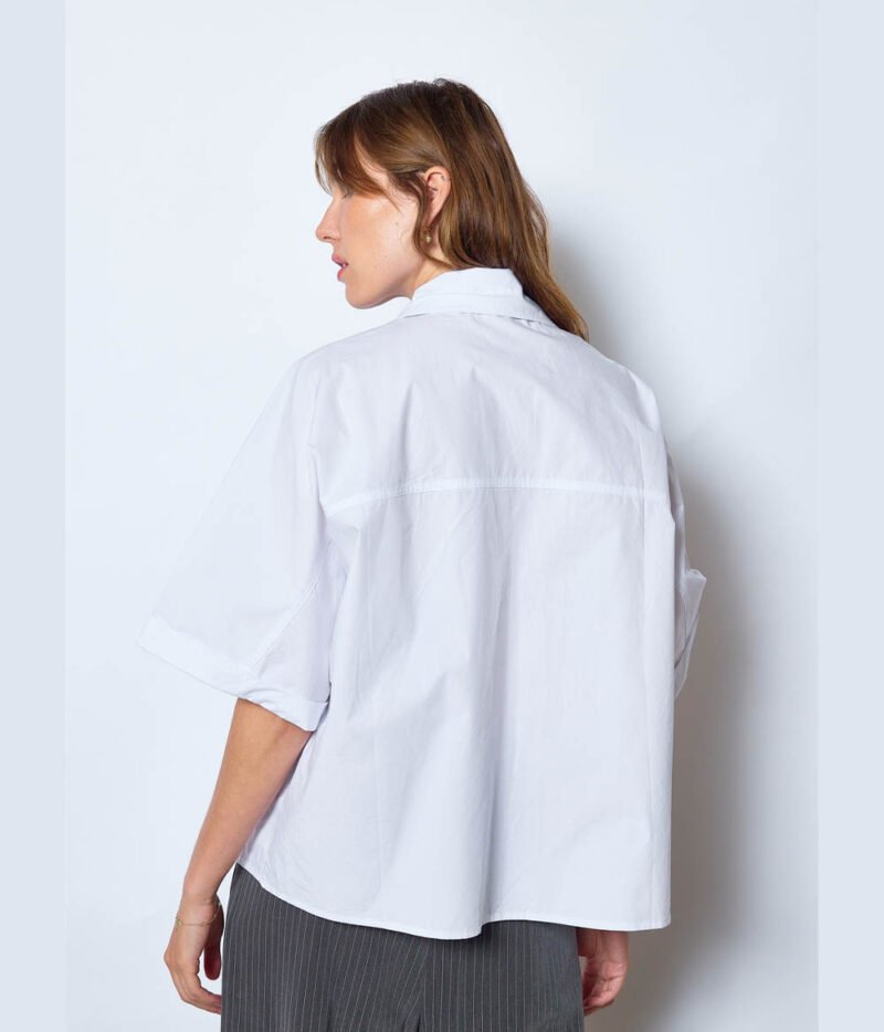 Chemise Oversized Blanche – Image 3