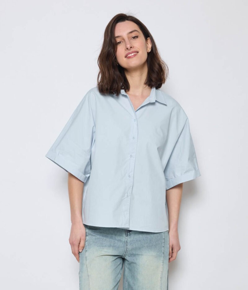 Chemise Oversized Ciel