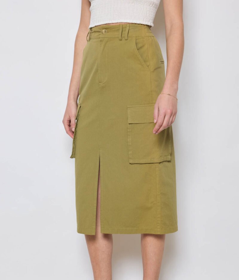 Jupe Cargo Kaki