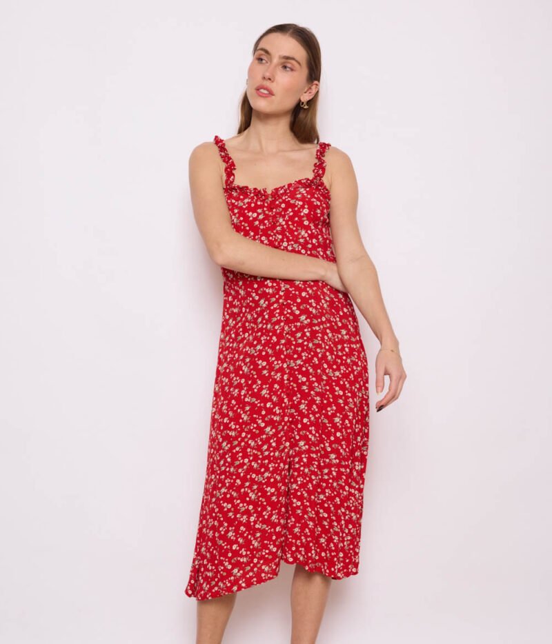 Robe Flowers Rouge – Image 2