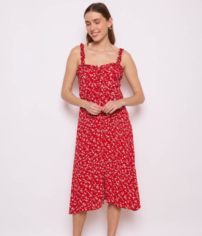 Robe Flowers Rouge