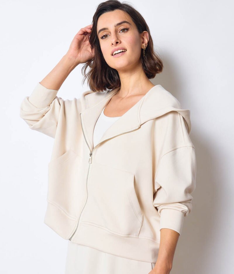 Sweat à Capuche Ecru – Image 4