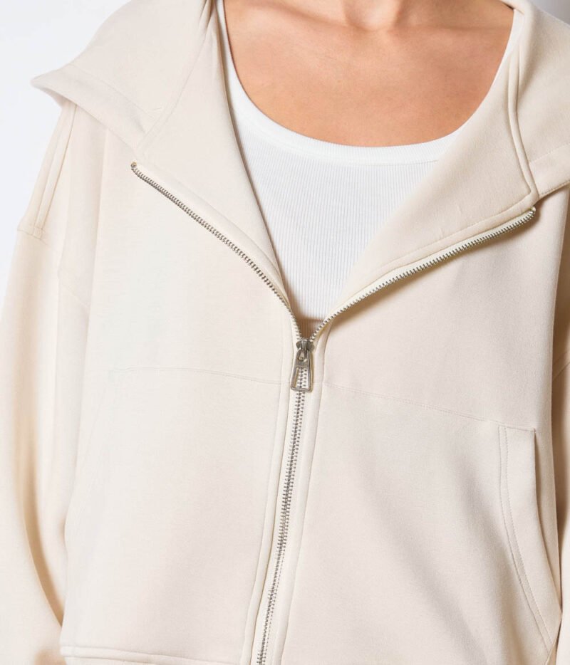 Sweat à Capuche Ecru – Image 2