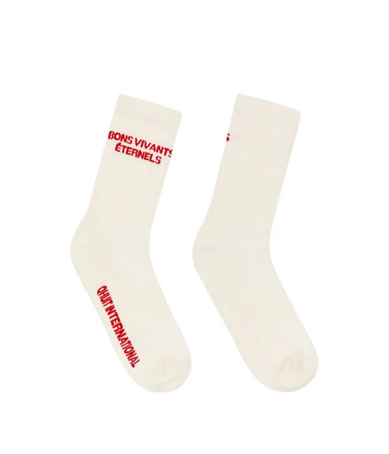 Qhuit - Bons Vivants Eternels, Sock Off White – Image 2