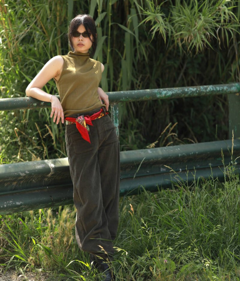 Orféo - Pantalon Scarlet Kaki – Image 2