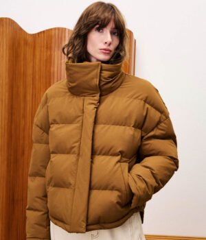 doudoune courte FRNCH ocre