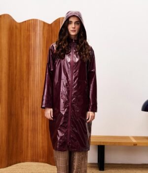 parka FRNCH Weil Bordeaux femme