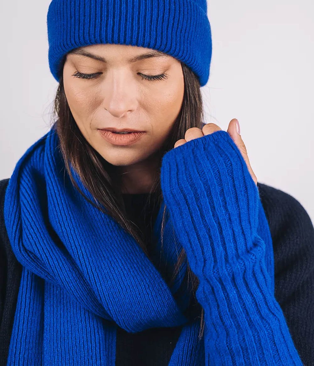 Cézembre - Echarpe Bleu Electrique – Image 2