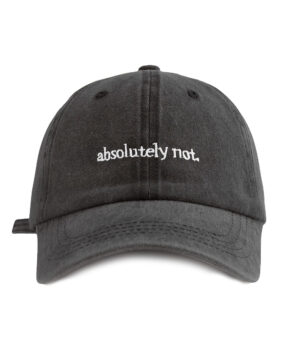 Casquette TRS Absolutely Not Black