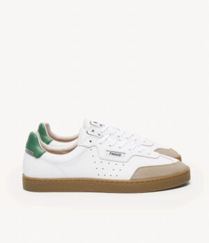 Faguo – Baskets Lumbo Blanc Vert