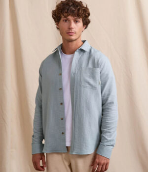 Faguo - Chemise Signy Rayée Ciel