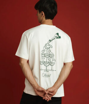 Qhuit – T-shirt Celebrate Off-White
