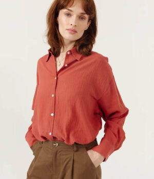 Artlove - Chemise Yerina Terracotta