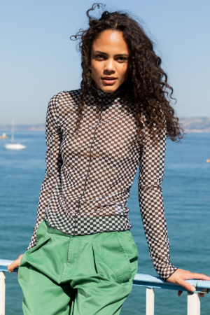 Laure+Max – T-shirt Theodora Damier
