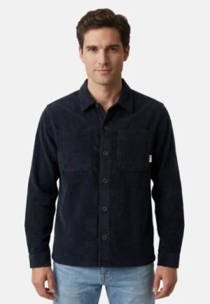 Faguo – Surchemise Clemont Marine Grisé