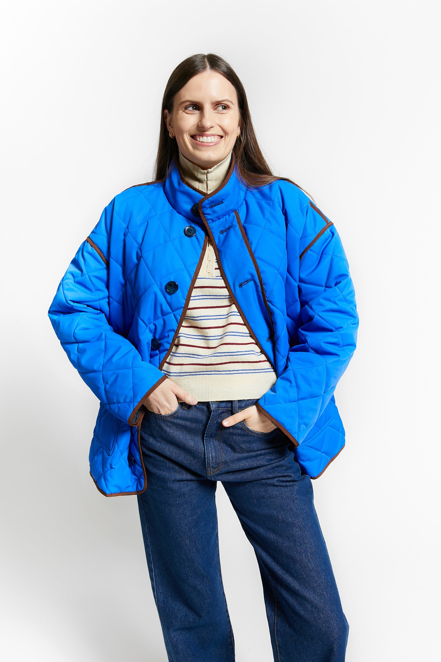 Indee – Veste réversible Warmup Navy – Image 4