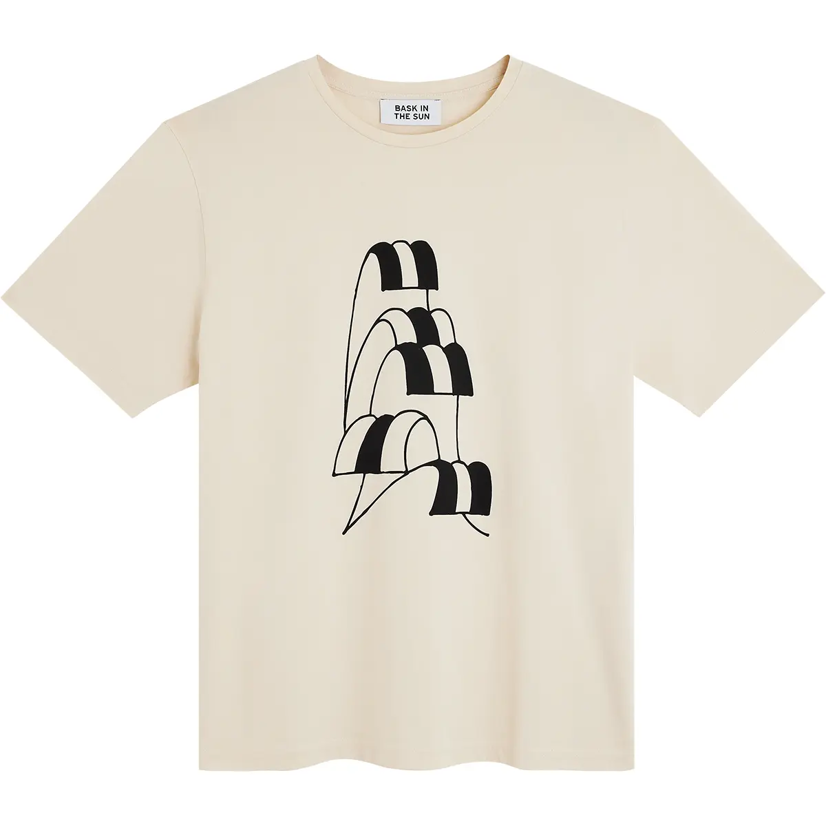 T-shirt Wave Ivory Bask in the Sun - vue produit