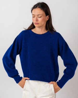 Cézembre – Pull Agathe Bleu Électrique