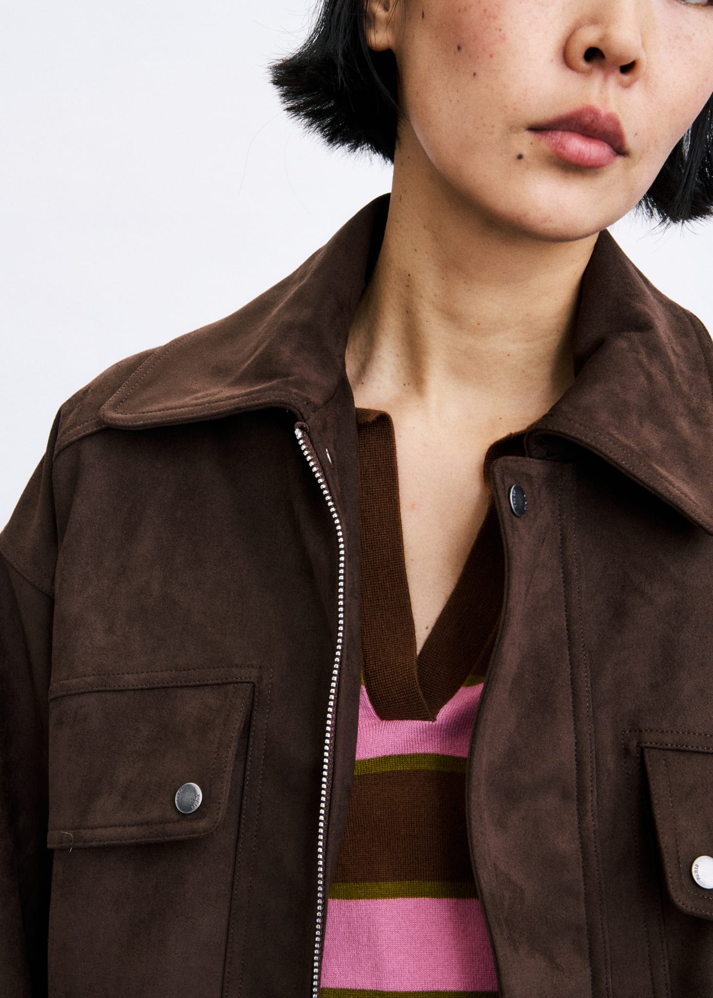 FrNch – Veste Foxton Chocolat – Image 5