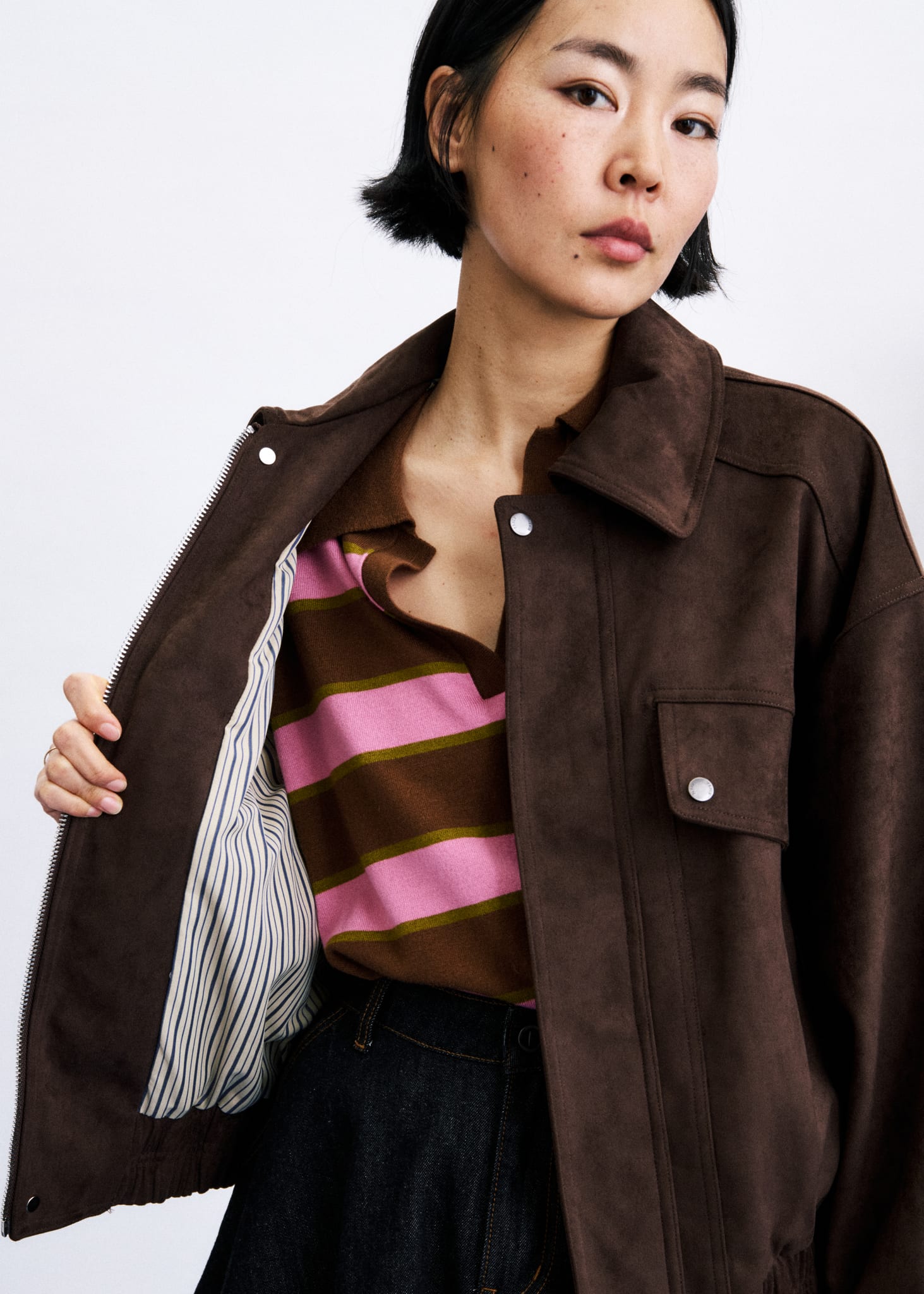 FrNch – Veste Foxton Chocolat – Image 6