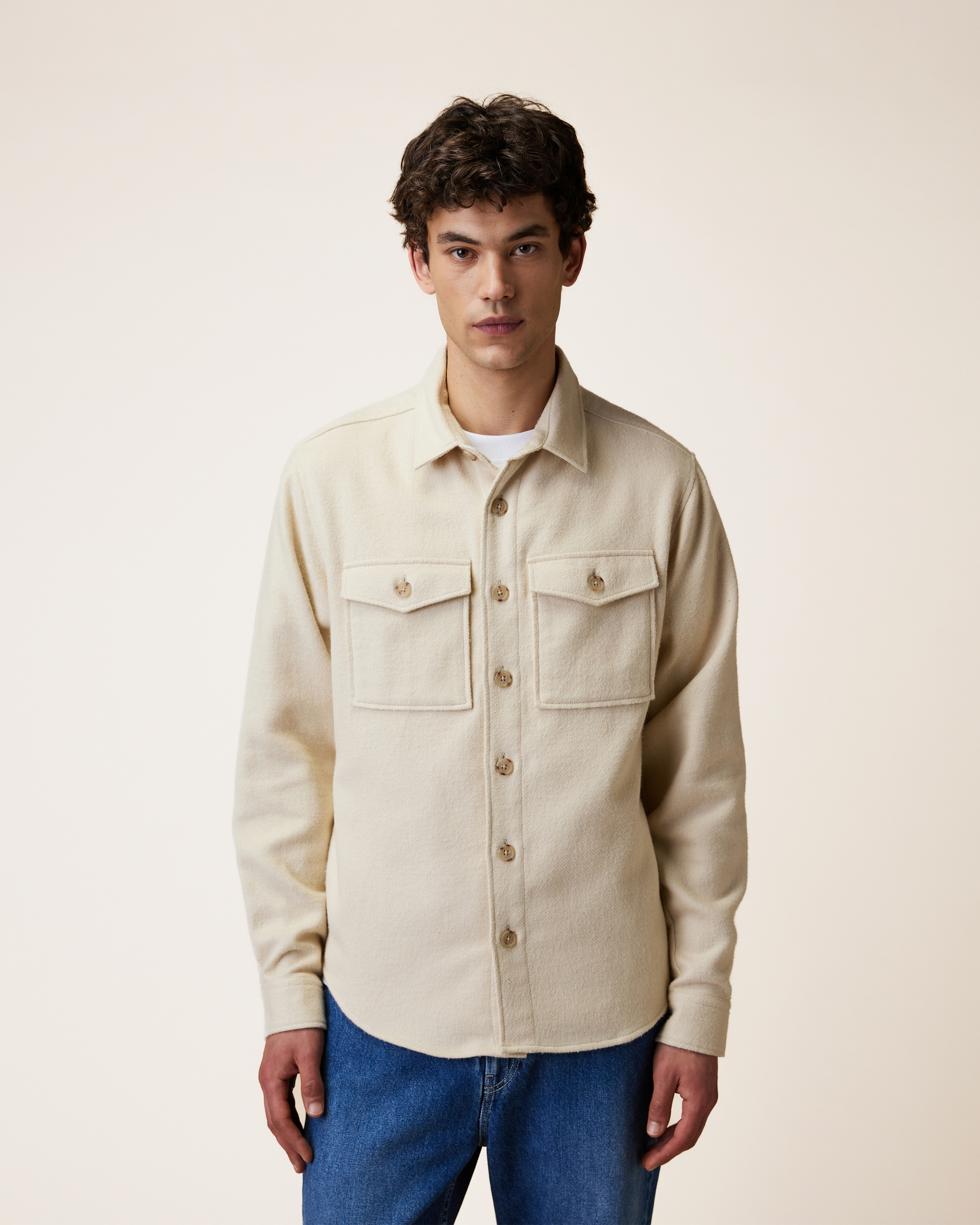 Faguo – Surchemise Flavigny Beige Foncé – Image 3