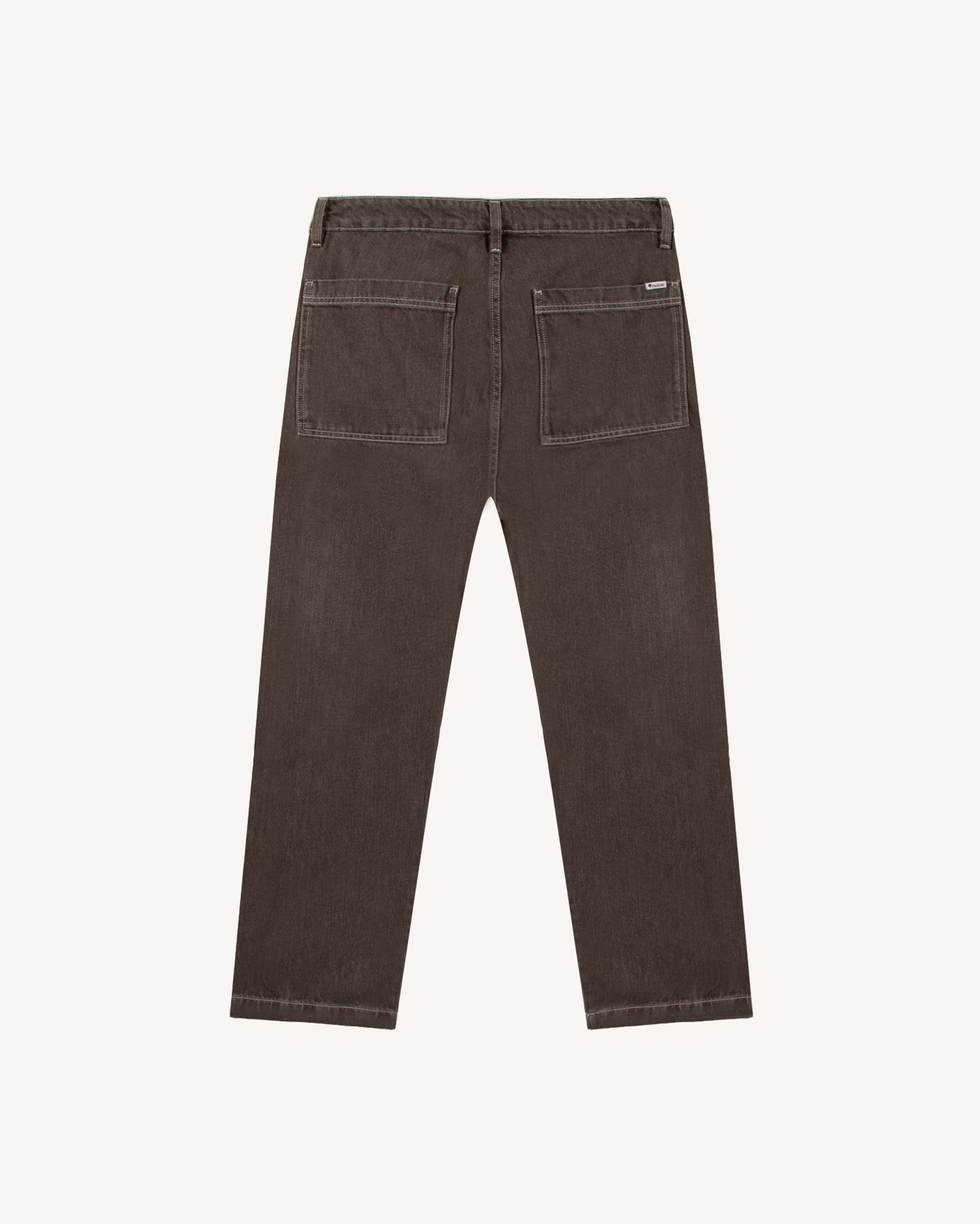 Faguo – Jean Denim Loose Chocolat – Image 4