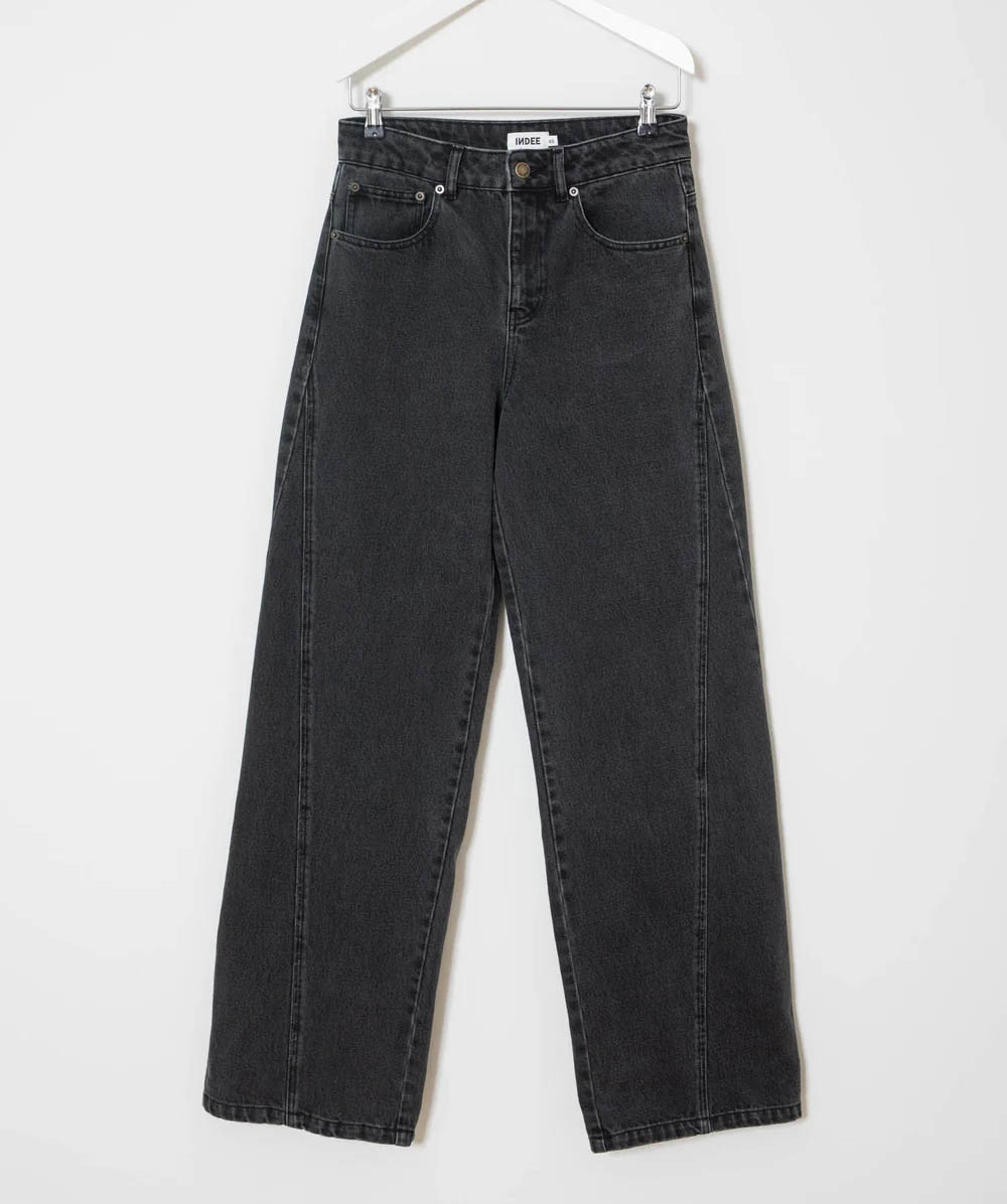 Indee - Jean Wildlife Washed Black – Image 5