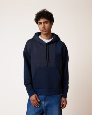Faguo – Sweat à capuche Dirac Up Navy Blue