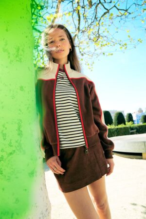 Indee – Veste polaire Waffle Coffee