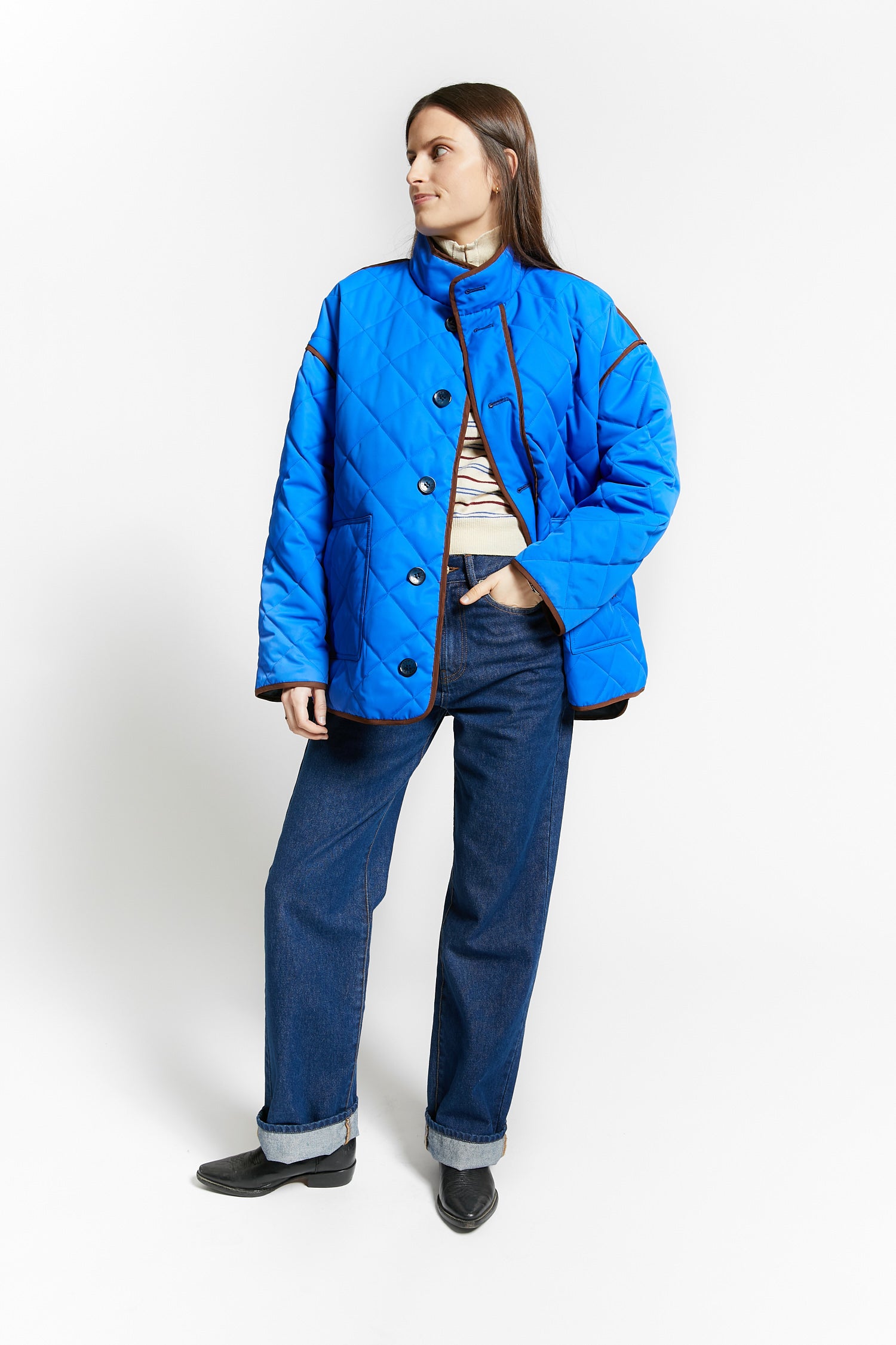 Indee – Veste réversible Warmup Navy – Image 6