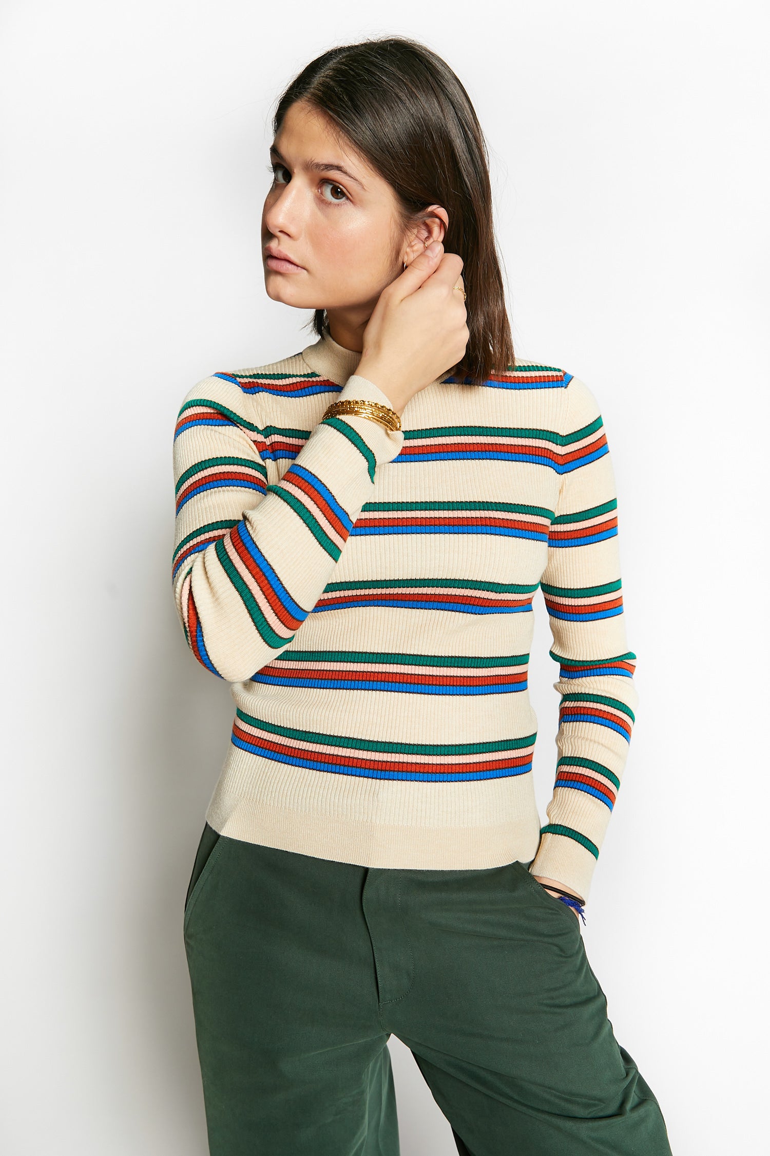 Indee – Pull Wimbledon Off White – Image 3