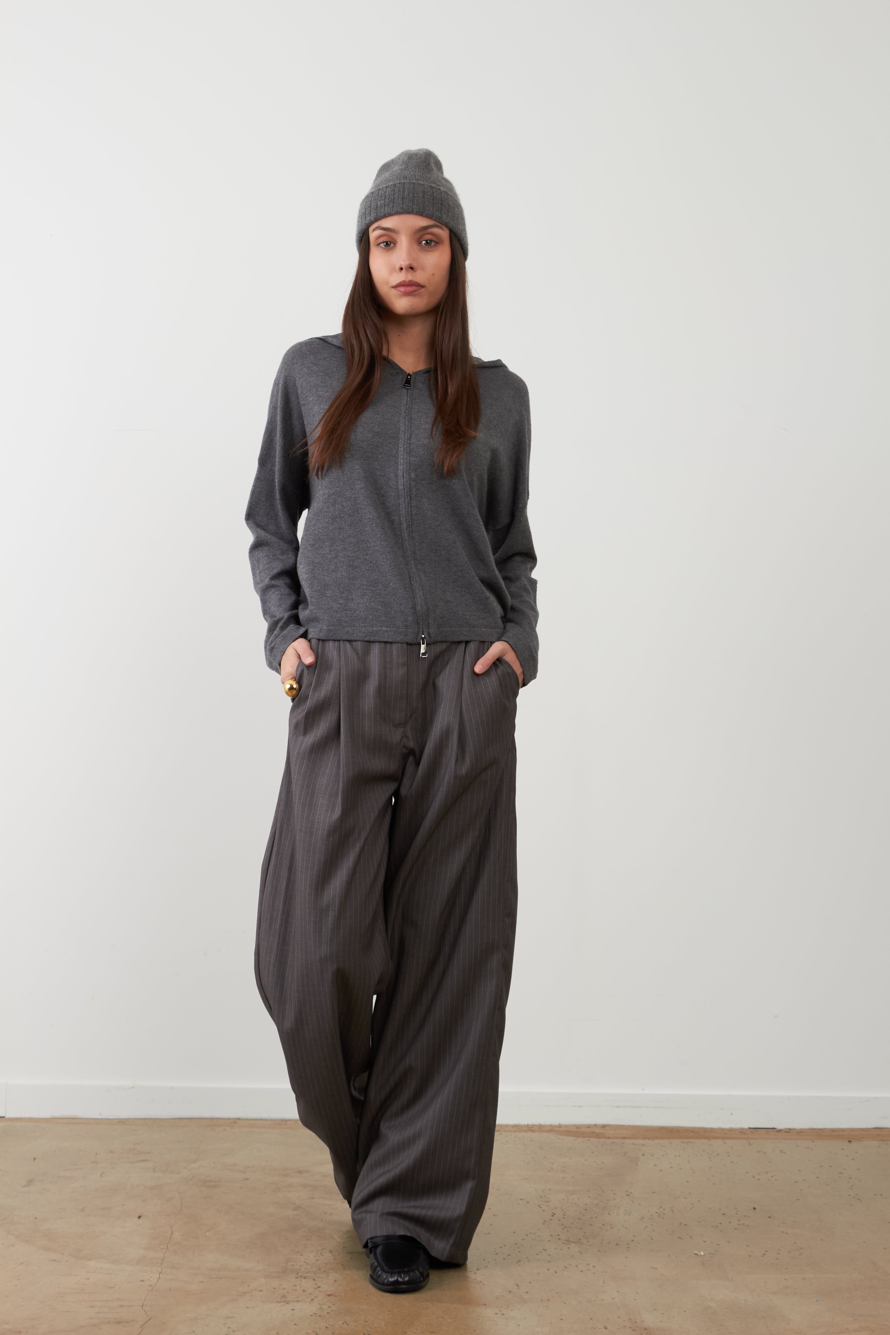 Orfeo – Pantalon Fergus Gris Chiné