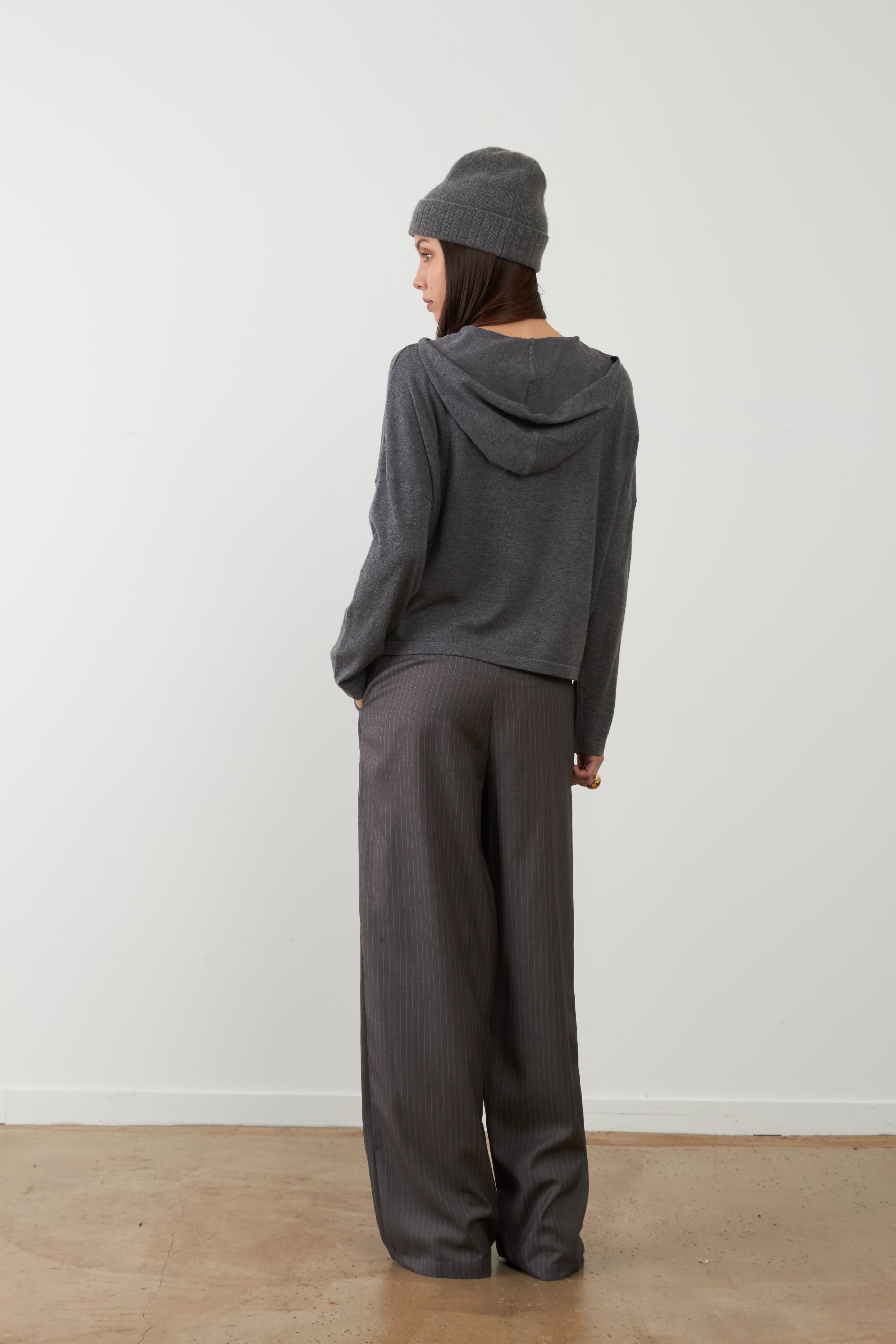 Orfeo – Pantalon Fergus Gris Chiné – Image 3