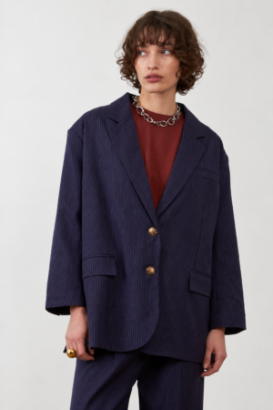 Orfeo – Blazer Rooster Navy Rayures