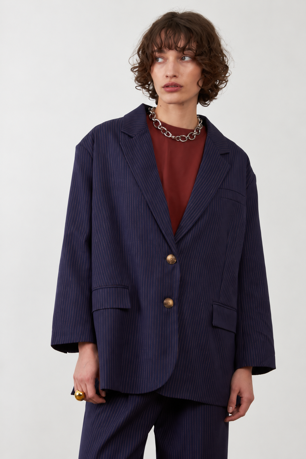 Orfeo – Blazer Rooster Navy Rayures