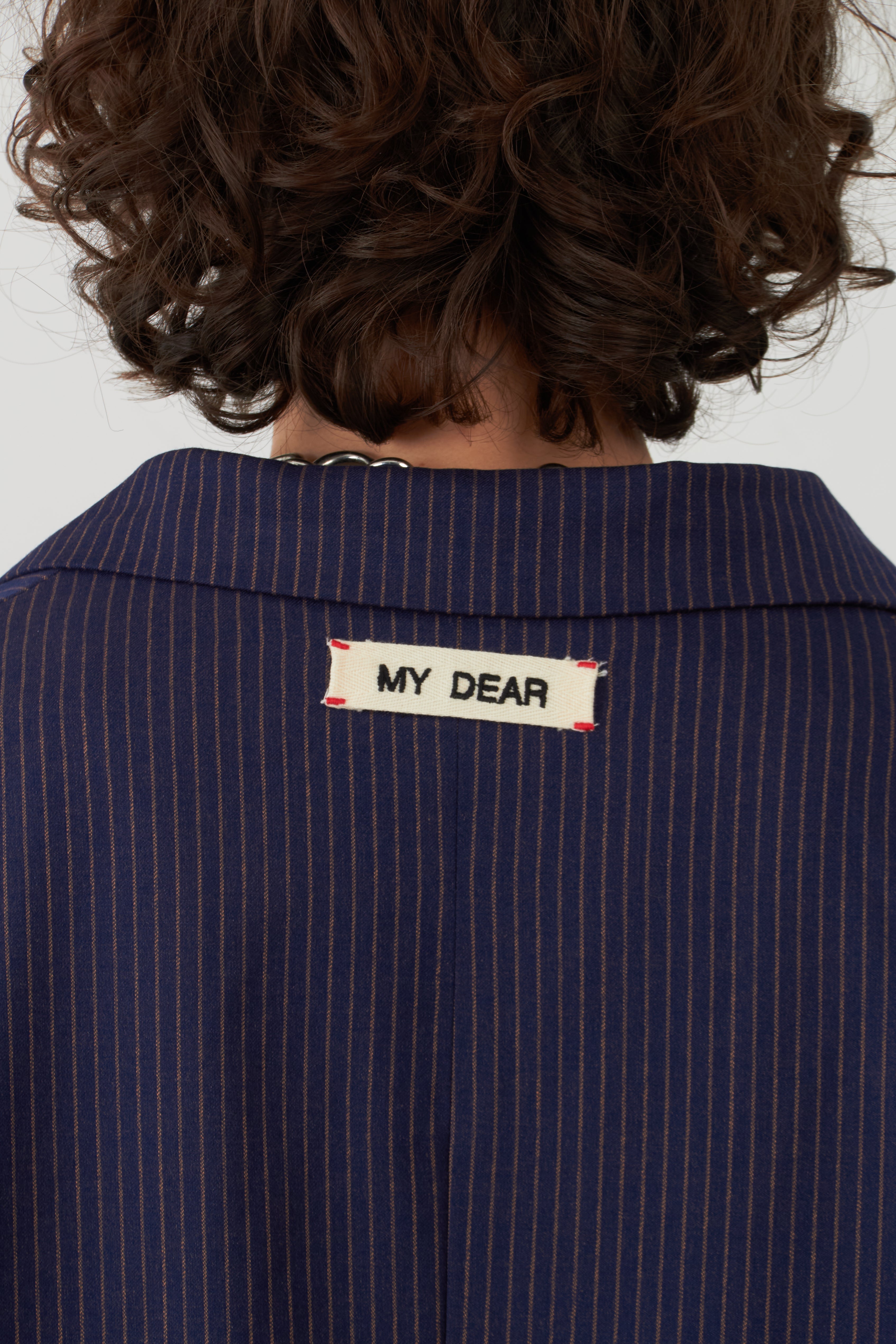 Orfeo – Blazer Rooster Navy Rayures – Image 5